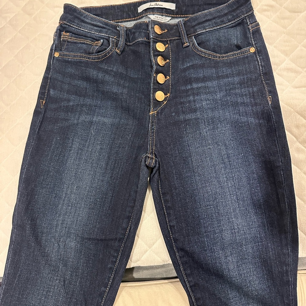 PRE-OWN✨Sam Edelman High Rise Dark jeans “The Stiletto”